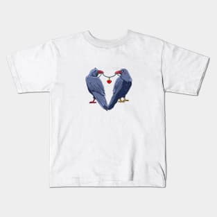 Ravens in love Kids T-Shirt